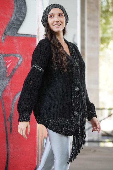 Tricot à Porter Asymmetrical cardigan Saldi Di Fabbrica