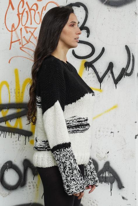 Tricot à Porter Bicolor melange spot Negozio