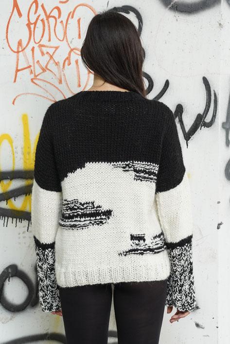 Tricot à Porter Bicolor melange spot Negozio