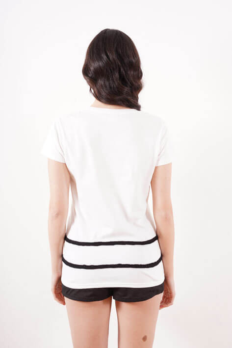 Tricot à Porter Belt t-shirt In Linea