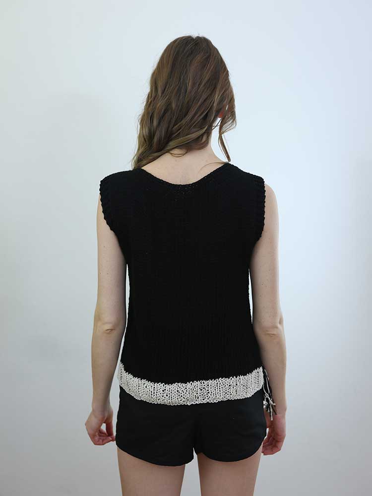 Tricot à Porter GILET FRANGIA DIAGONALE Sconto