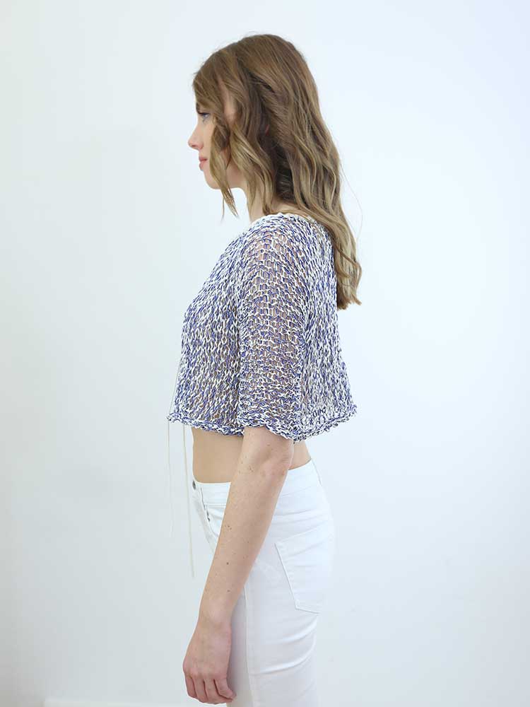 Tricot à Porter MAGLIA CUBE CROPPED MANICA CORTA Hotsell