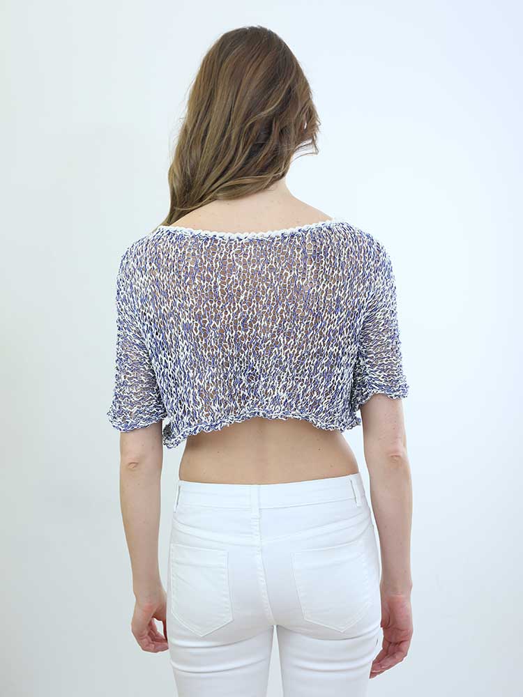 Tricot à Porter MAGLIA CUBE CROPPED MANICA CORTA Hotsell