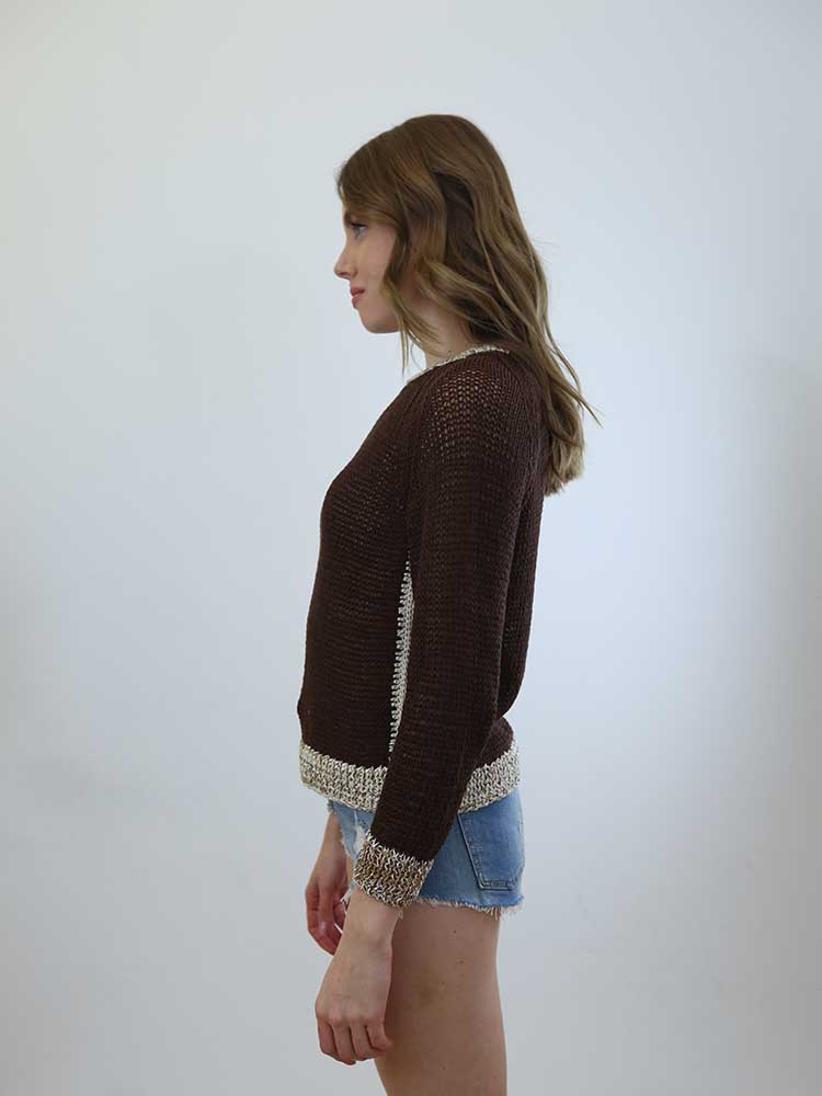 Tricot à Porter MAGLIA CUBETTO FINITURE CROCHET Vendita Calda