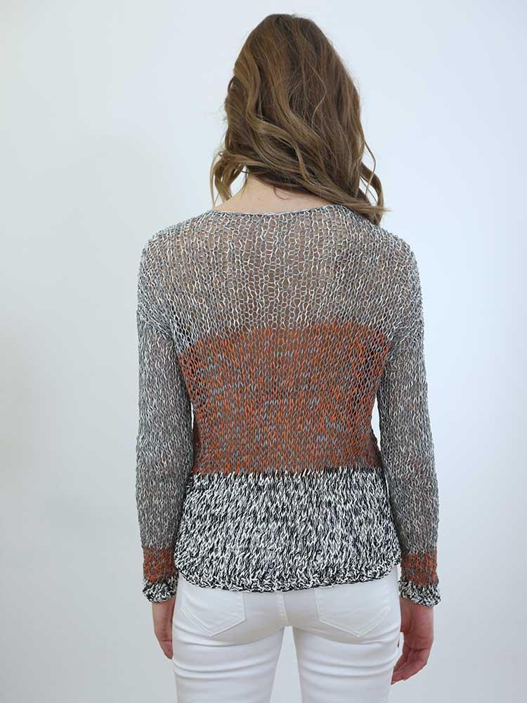 Tricot à Porter MAGLIA TRAFORATA SCOLLO GIRO Negozio