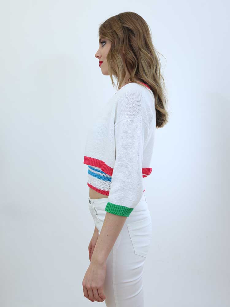 Tricot à Porter MINI CARDIGAN CROPPED In Saldo