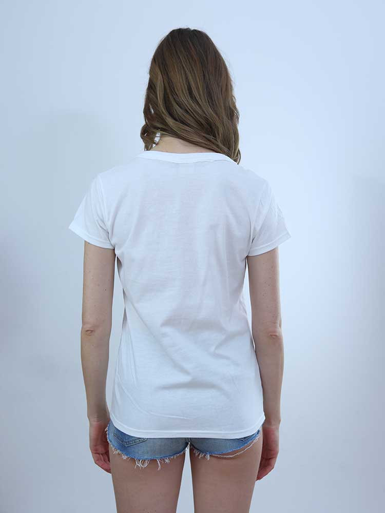 Tricot à Porter T-SHIRT CON FRANGE IN JERSEY 2025