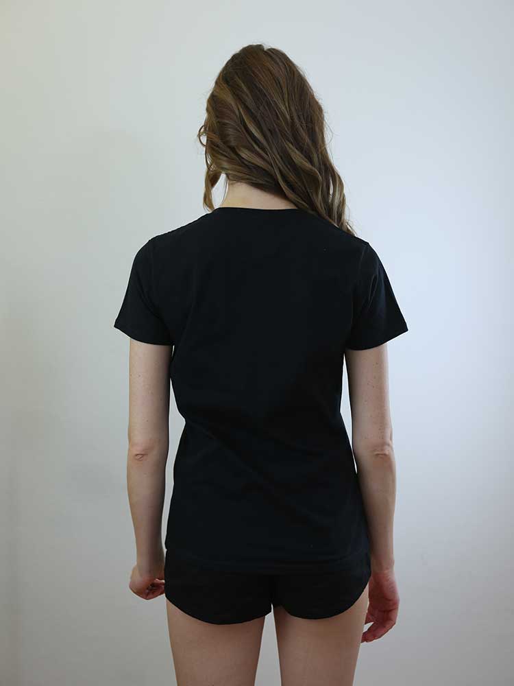 Tricot à Porter T-SHIRT SCOLLO GIRO CON APPLICAZIONI CROCHET Nuovo