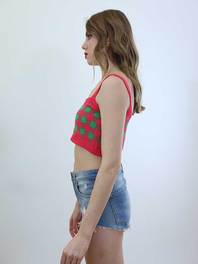 Tricot à Porter TOP CROPPED Vendita