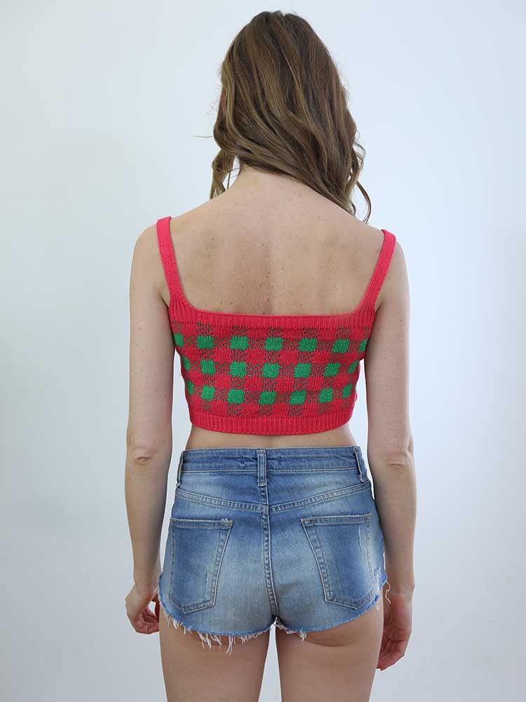 Tricot à Porter TOP CROPPED Vendita