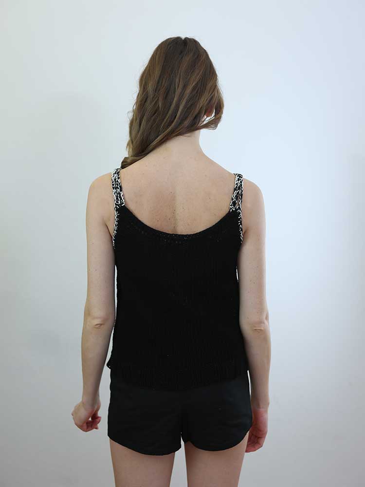 Tricot à Porter TOP SPALLINA OPTICAL Acquista Ora