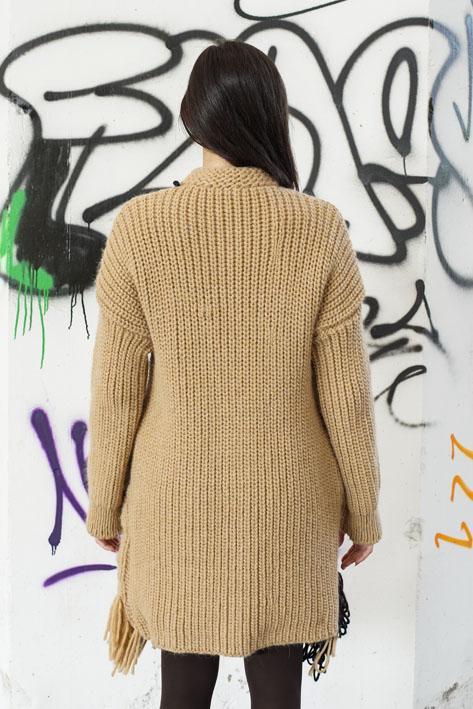 Tricot à Porter Coat fringe Affare Del Giorno