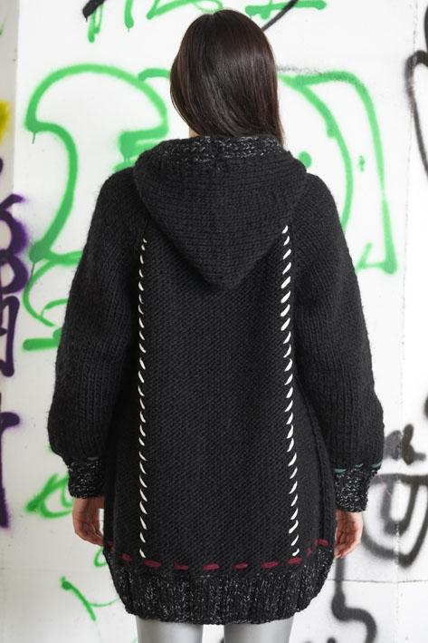 Tricot à Porter Coat lurex pocket Prezzo Ridotto