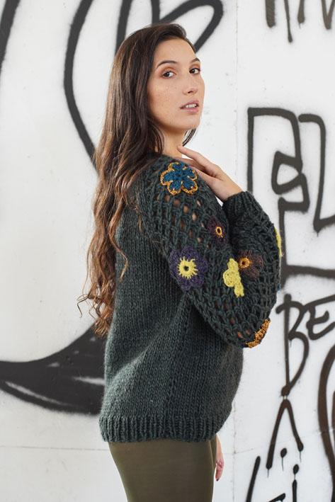 Tricot à Porter Flower sleeves Presa