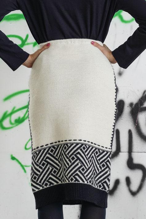 Tricot à Porter Skirt love edge Saldi