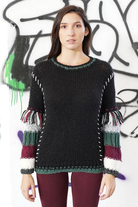 Tricot à Porter Stripe sleeves Hotsell
