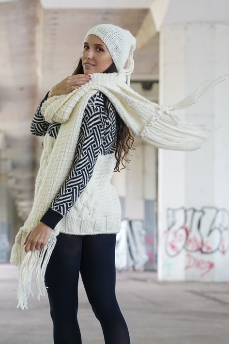Tricot à Porter Sweater bi Vendita Calda
