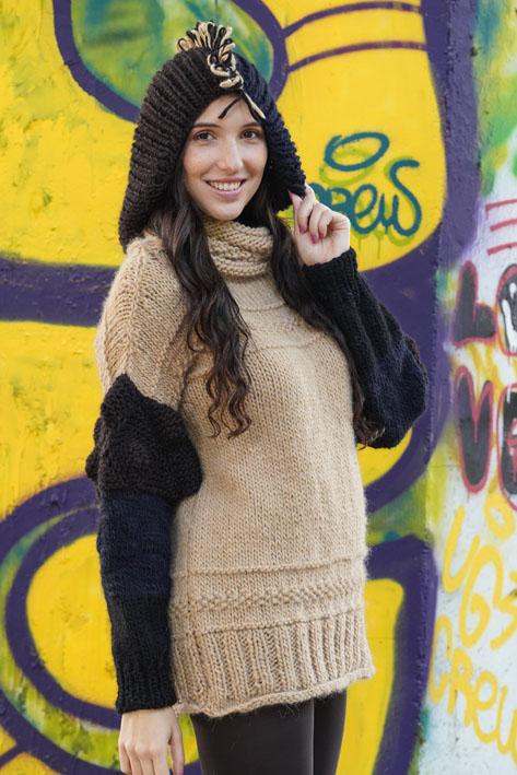 Tricot à Porter Sweater bicolor Saldi Di Fabbrica