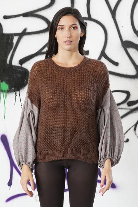 Tricot à Porter Sweater fabric sleeves I Più Venduti