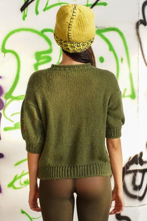 Tricot à Porter Mohair flower Spedizione Gratuita
