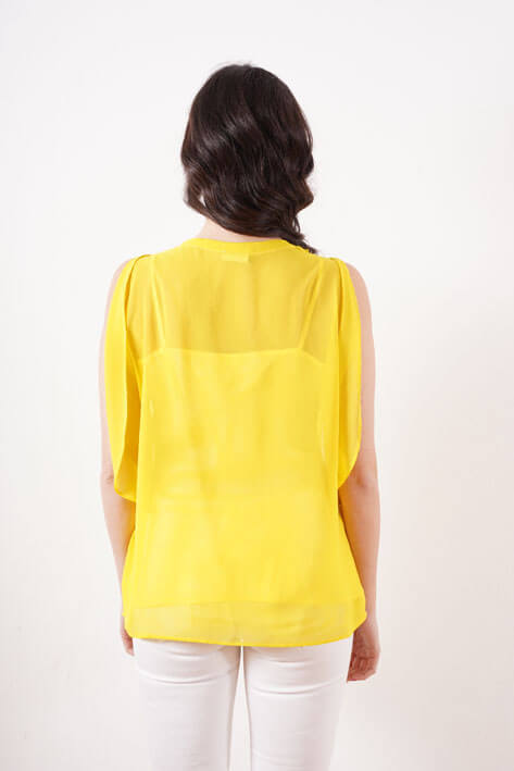 Tricot à Porter Yellow silk Online