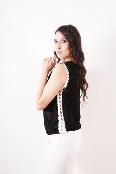 Tricot à Porter Squiggle top Negozio