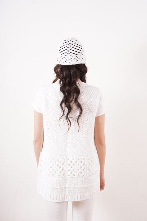 Tricot à Porter White tile Acquista Ora