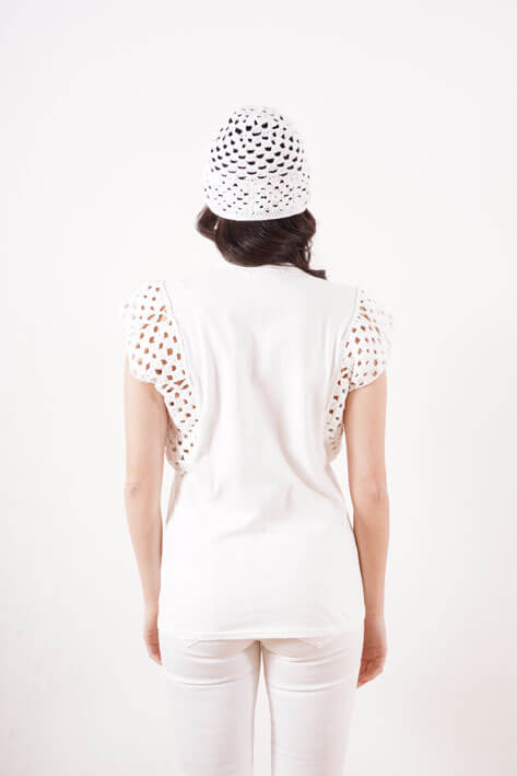 Tricot à Porter White wings Consegna Veloce