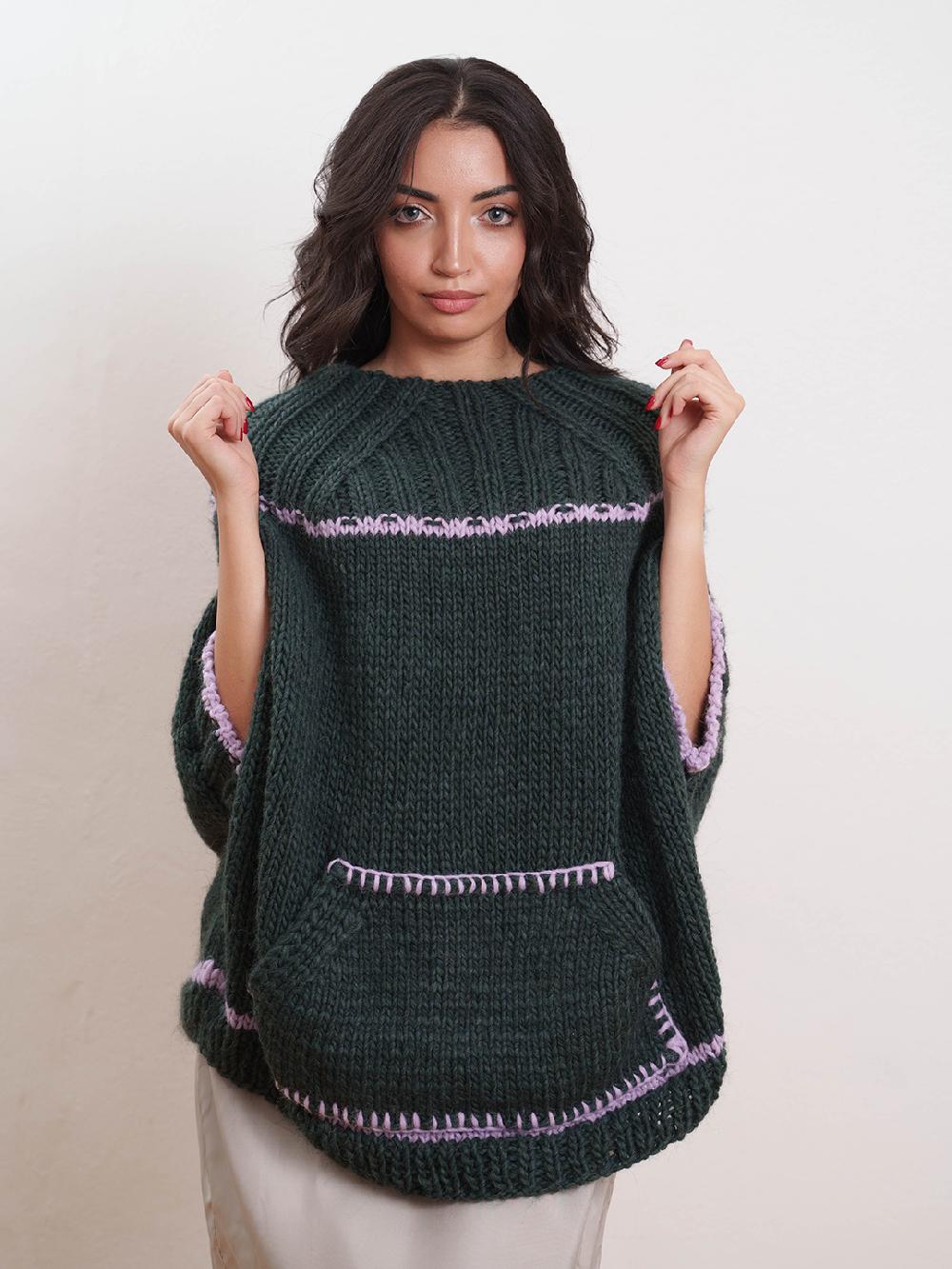 Tricot à Porter Poncho Hotsell