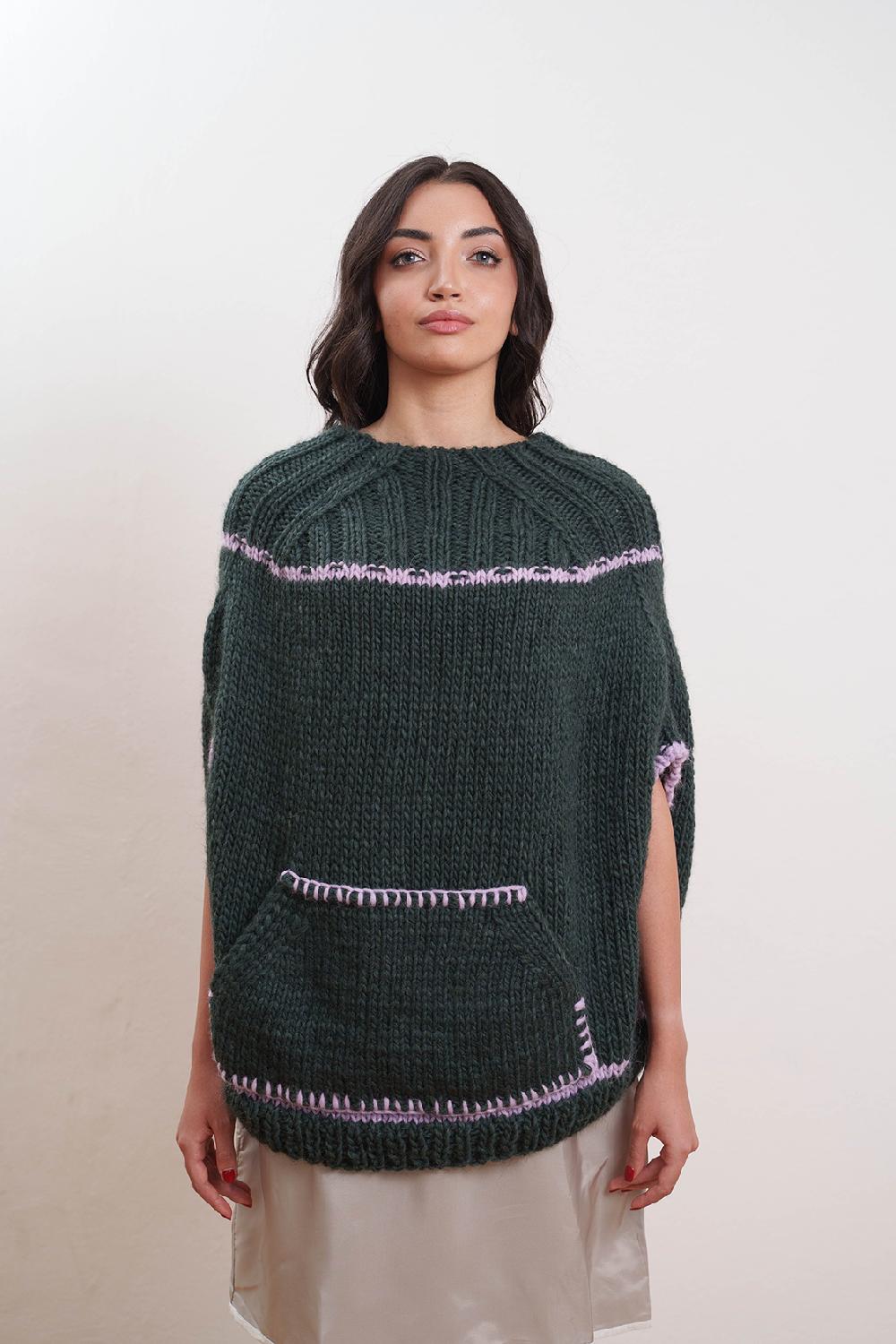 Tricot à Porter Poncho Hotsell