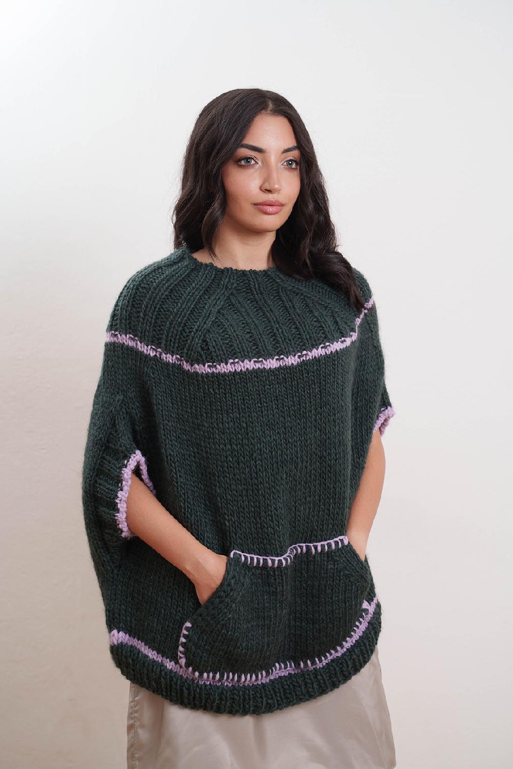 Tricot à Porter Poncho Hotsell