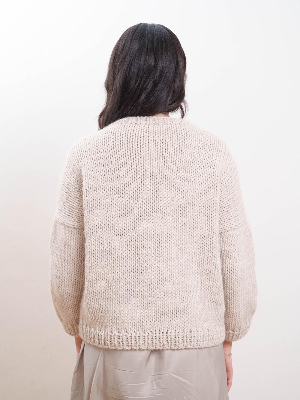 Tricot à Porter Maglia giro fiocchi applicati Vendita Economica