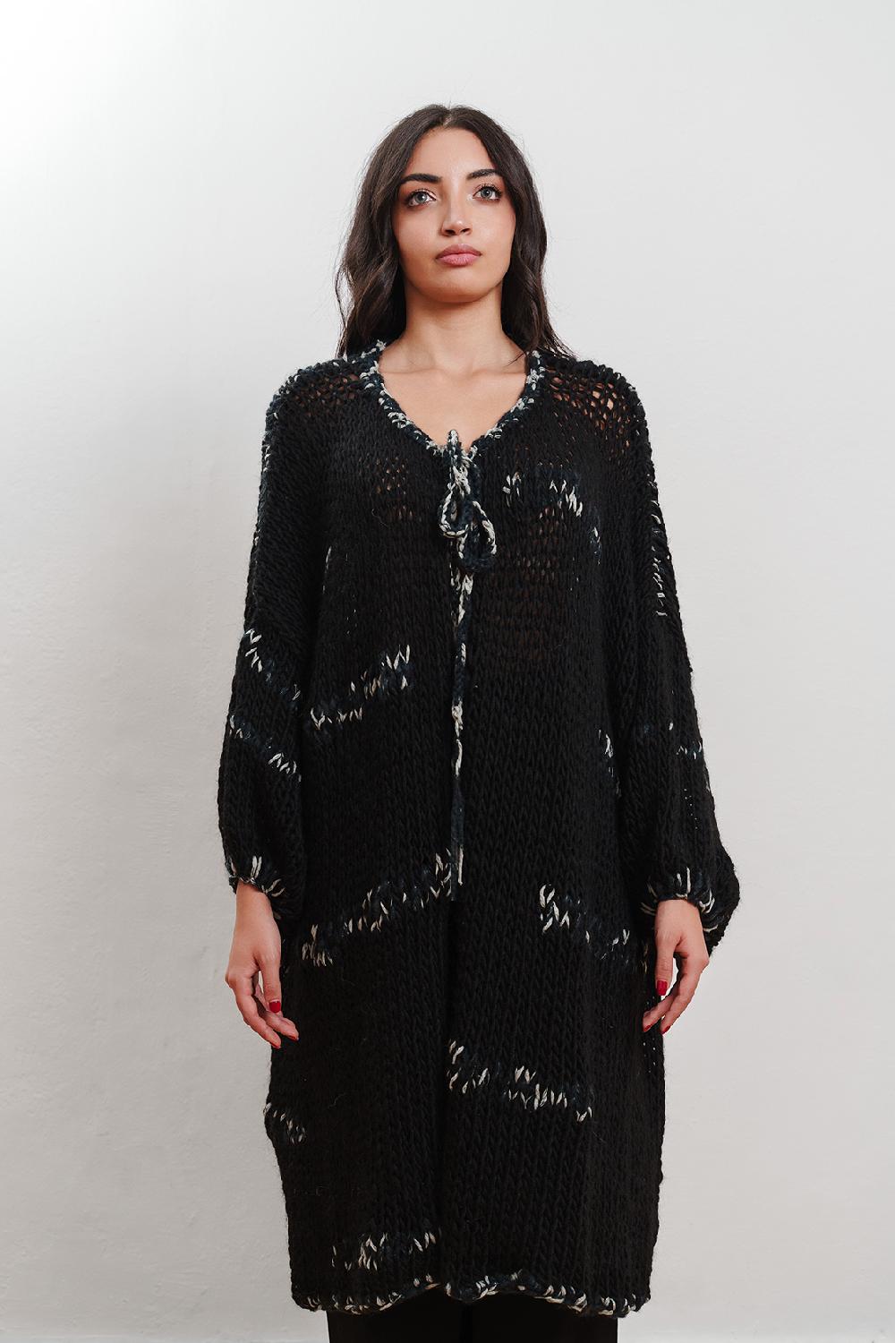 Tricot à Porter Maxi Cardigan intarsi Vendite Flash