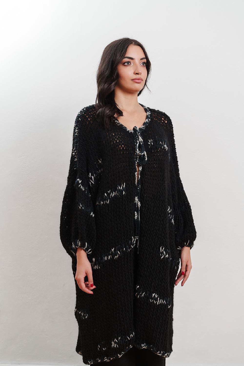 Tricot à Porter Maxi Cardigan intarsi Vendite Flash