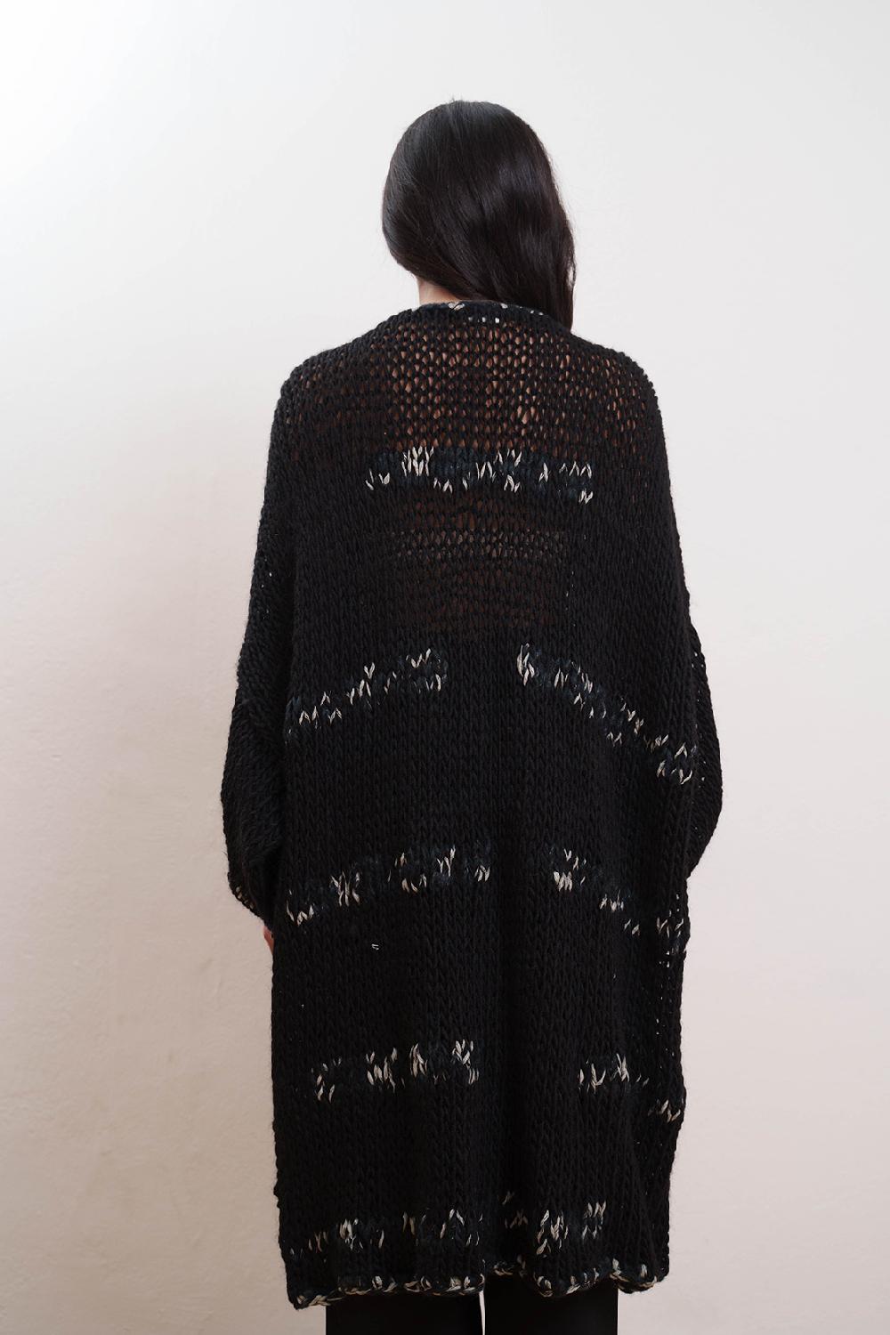 Tricot à Porter Maxi Cardigan intarsi Vendite Flash