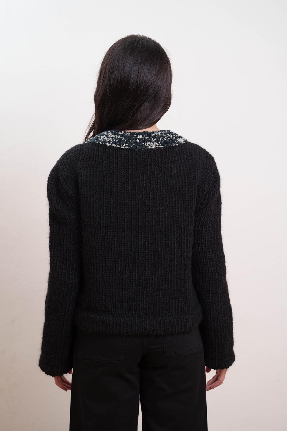 Tricot à Porter Maglia giro cube tasche Negozio