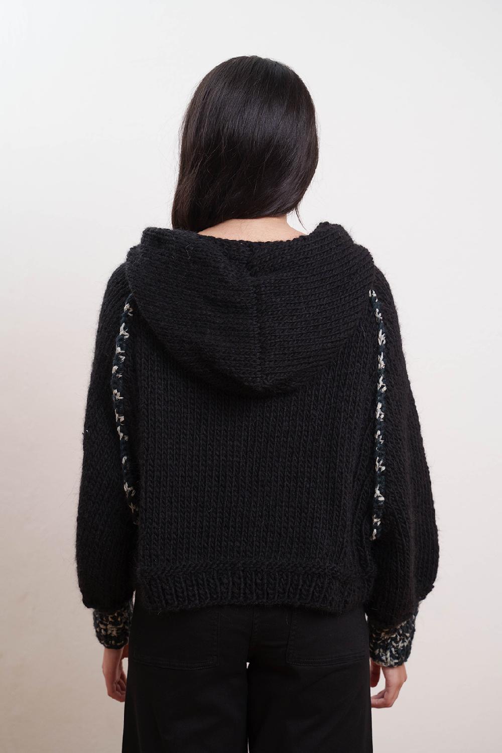 Tricot à Porter Maglia con cappuccio Nuova
