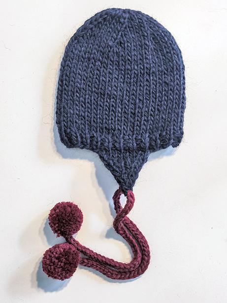 Tricot à Porter Cappello paraorecchie e pon pon Vendita