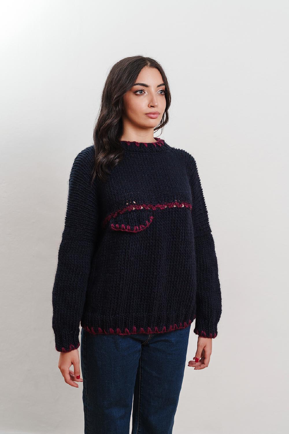 Tricot à Porter Pullover giro taschina Soddisfazione Garantita