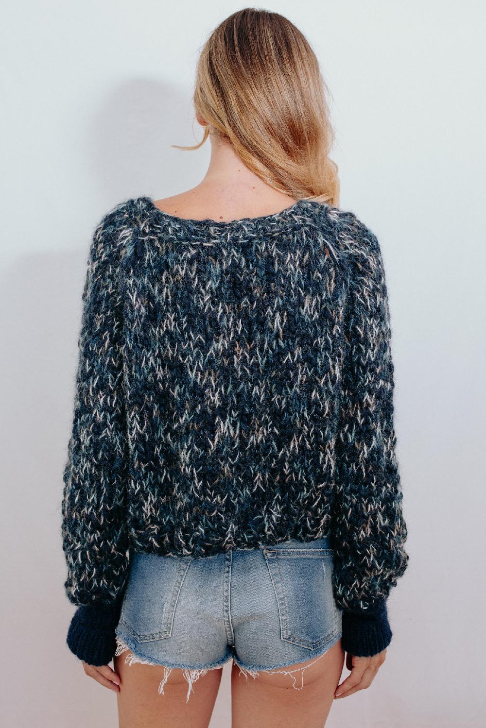 Tricot à Porter Maglia cube manica raglan Consegna Veloce