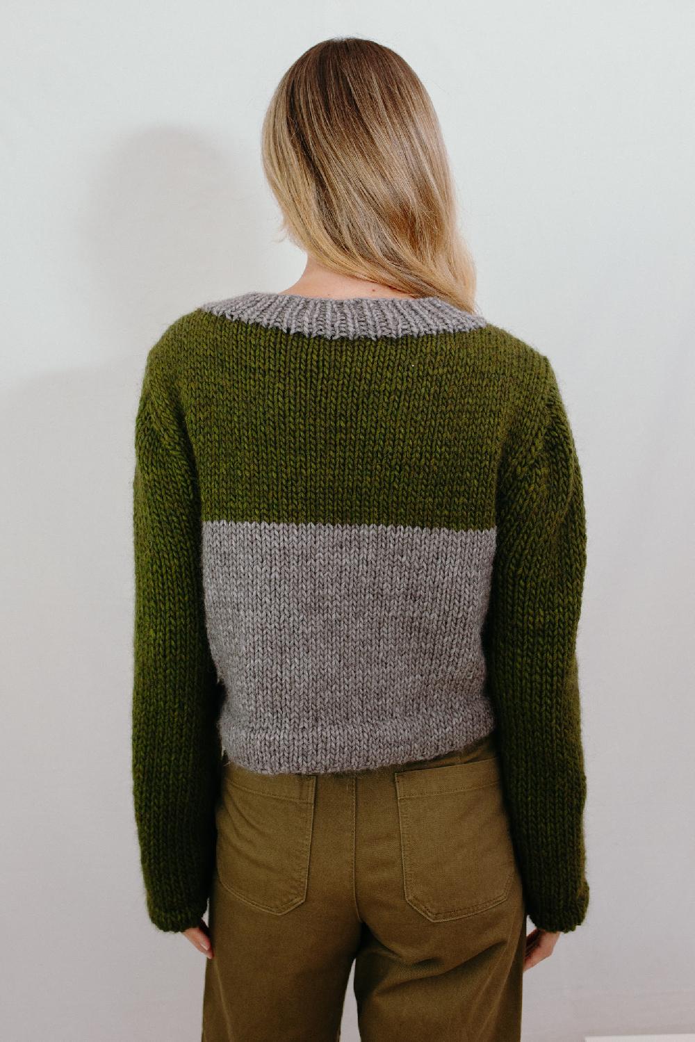 Tricot à Porter Maglia cube tasche applicate Outlet