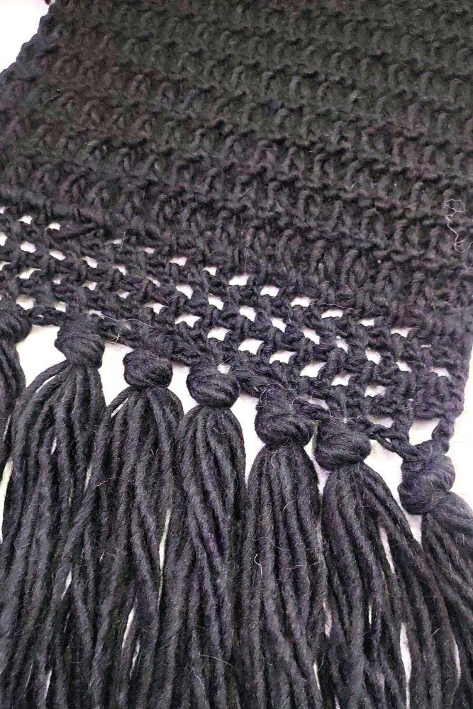 Tricot à Porter Sciarpa con bordo finale Saldi Di Fabbrica