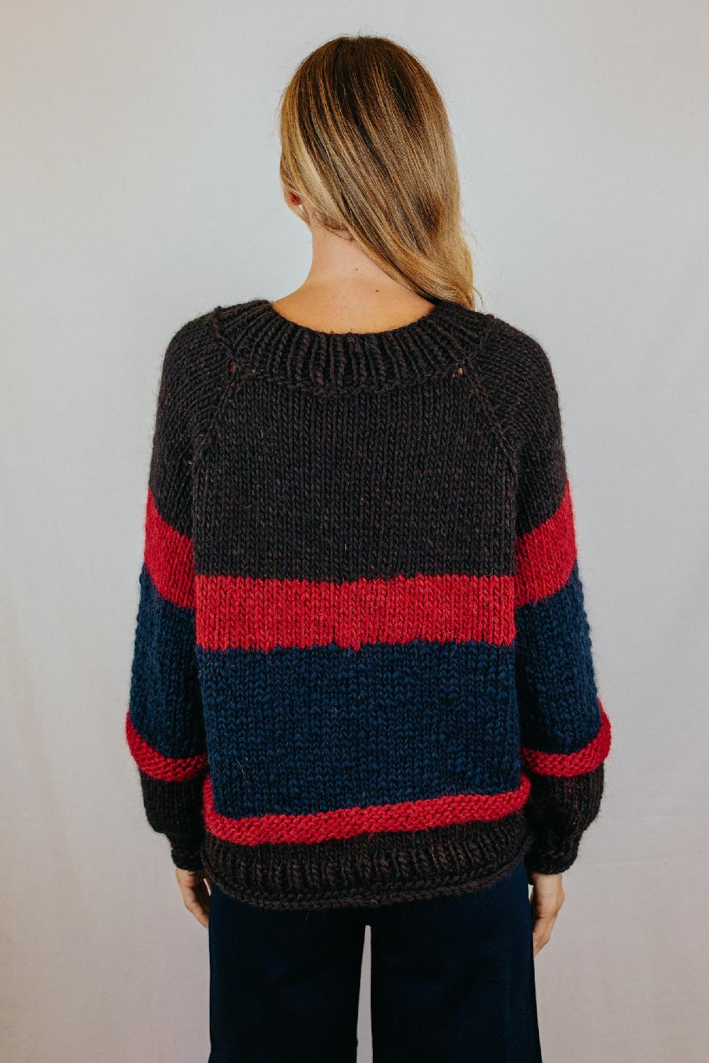 Tricot à Porter Maglia girocollo righe Spedizione Gratuita