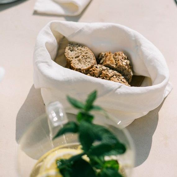 Uashmama Uashmama Linen Bread Bag | Organic Kitchenware – Uashmama UK Online