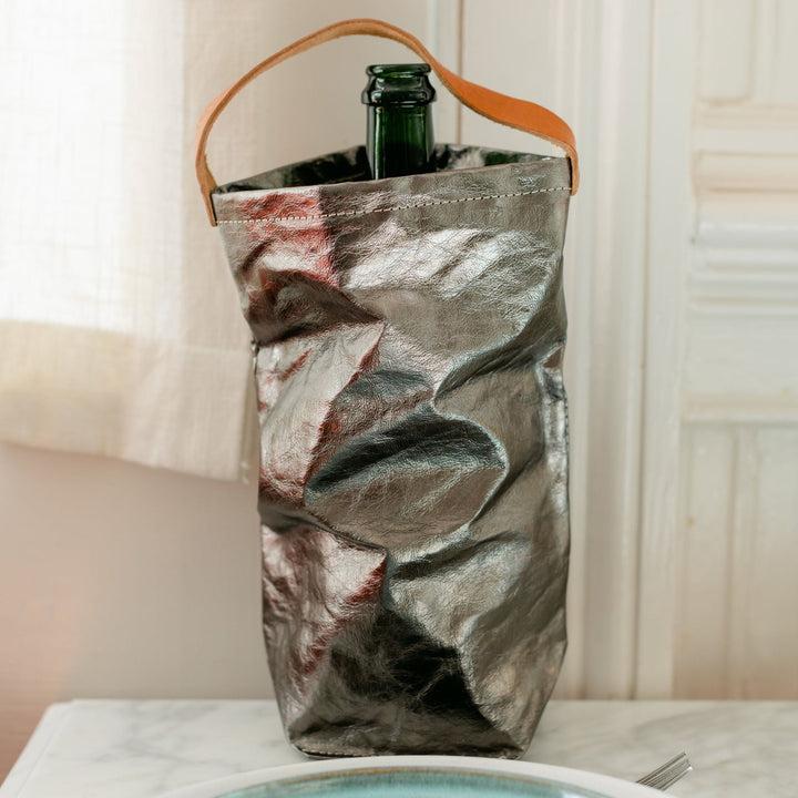 Uashmama Uashmama Reusable Wine Tote Bag | Leather Handle | 1-Bottle – Uashmama UK Presa
