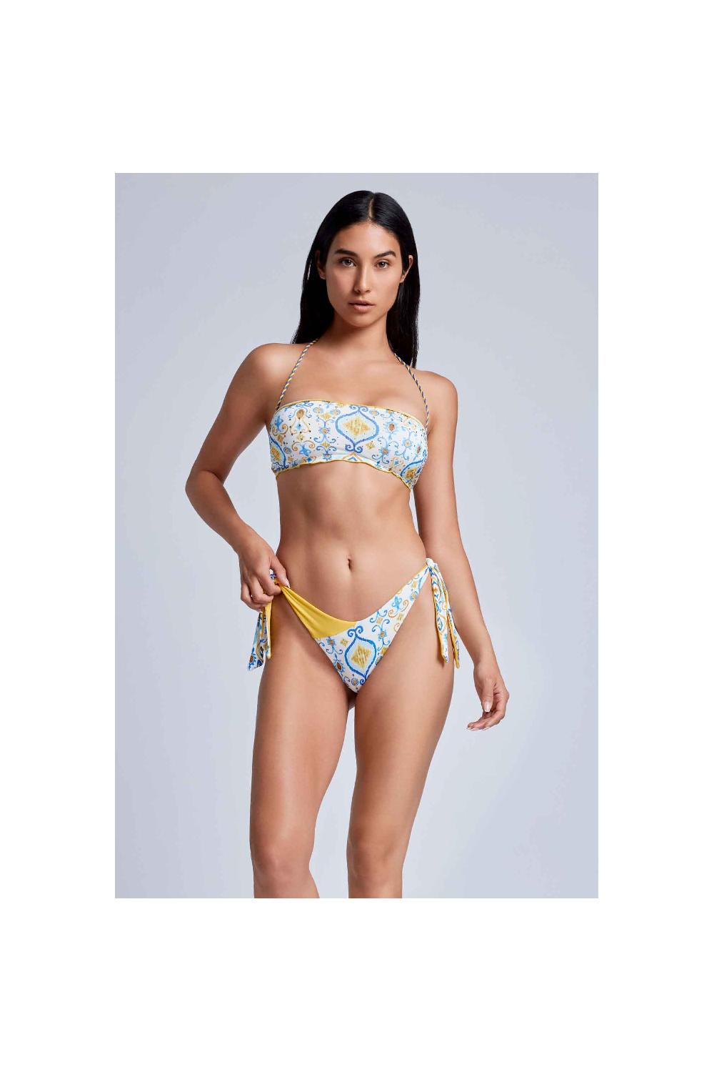 Vacanze Italiane Bikini a fascia Avocado Sconto