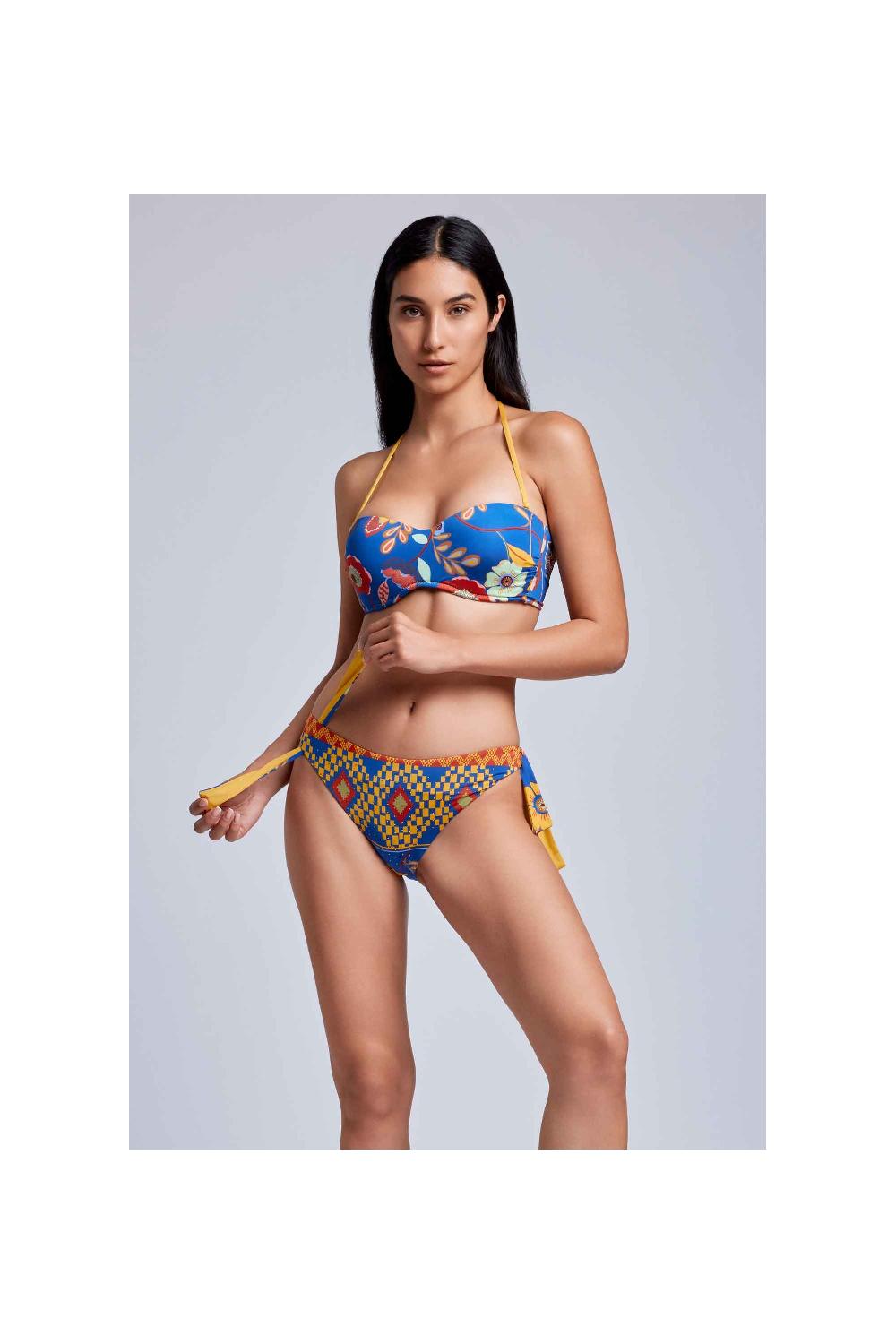 Vacanze Italiane Bikini a fascia con coppe Lampone Outlet