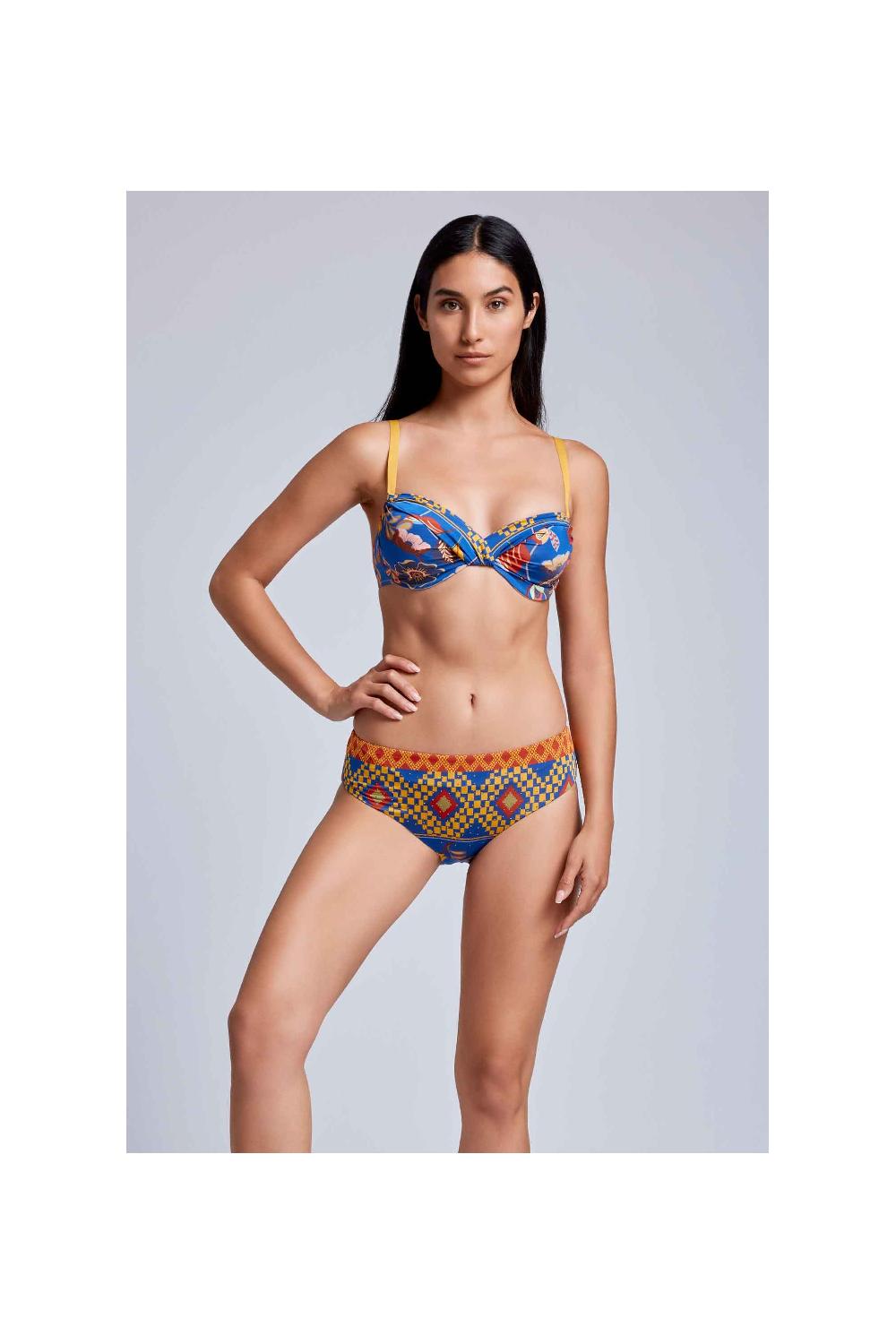 Vacanze Italiane Bikini con ferretto Mora coppa D Saldi