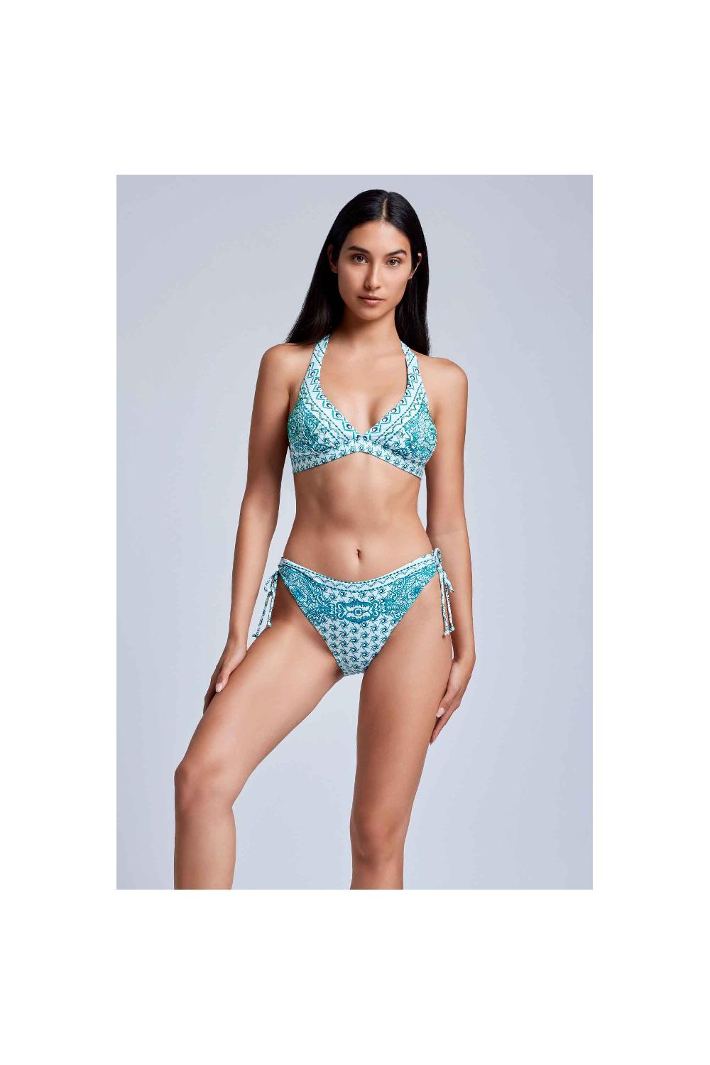 Vacanze Italiane Bikini con allacciatura al collo Fragola Vendita Economica