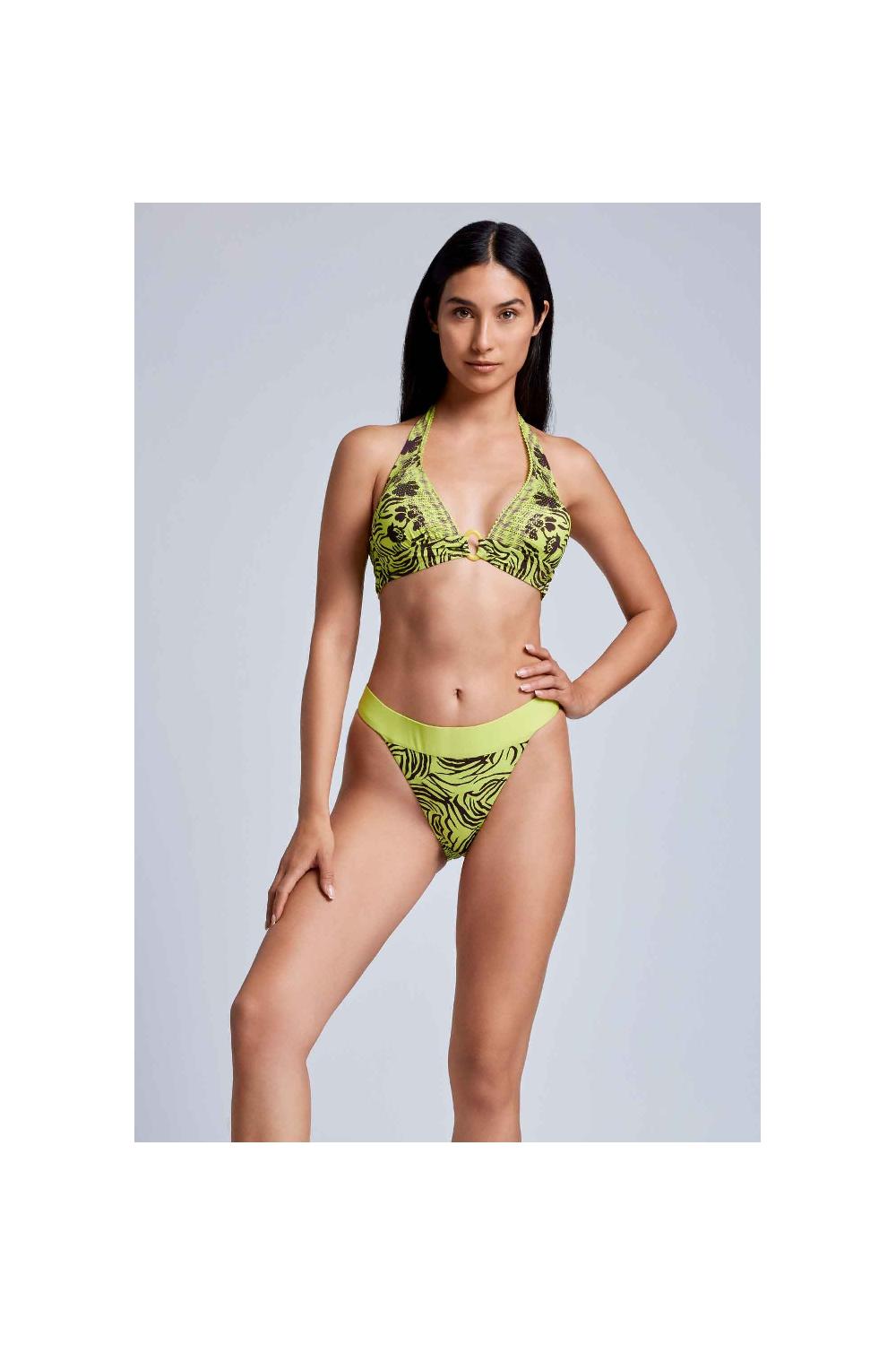 Vacanze Italiane Bikini con allacciatura al collo Nocciola Vendita